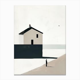 "Long Road Home" Minimalism Canvas Print