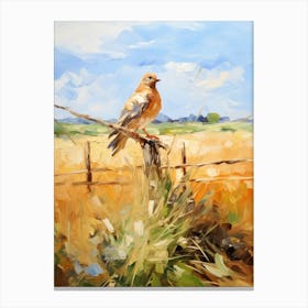 Bird Painting Pigeon 1 Canvas Print