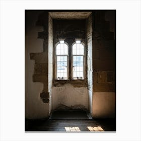 Shadow of old window // London Travel Photography 1 Canvas Print