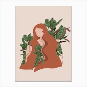 Lilian Botanical Fairy Canvas Print