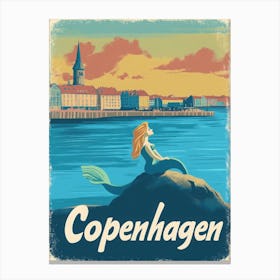 Aihrgdesign A Retro Travel Poster For Copenhagen Featuring Th 8a327d0a Bed3 43fd Aa53 E92c04390af2 3 Canvas Print