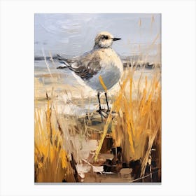 Bird Painting Grey Plover 1 Canvas Print