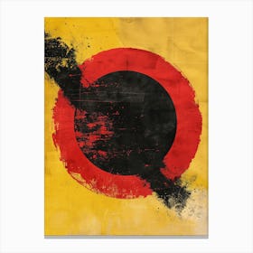 Black Circle Canvas Print