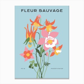 Fleur Sauvage Wild Flowers Art Print Canvas Print