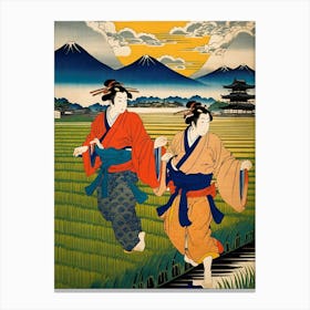 Traditional Japanese Artwork 1 Canvas Print