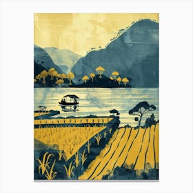 Rice Fields 1 Canvas Print