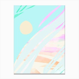 Summer on the ski slopes Canvas Print