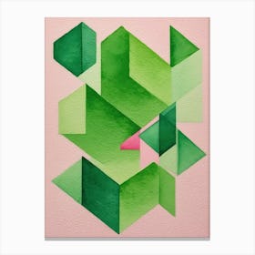 Abstract Geometric Painting Canvas Print