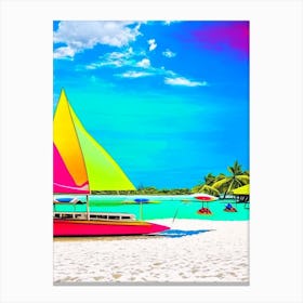 Gili Islands Indonesia Pop Art Photography Tropical Destination Canvas Print