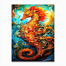 Seahorse Splendor -Horse Of The Sea Canvas Print