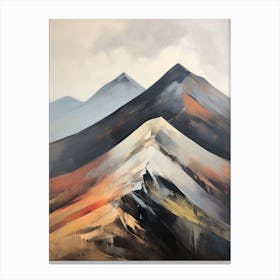 Stob Ban Grey Corries Scotland Mountain Painting Canvas Print