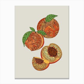 Peaches Canvas Print