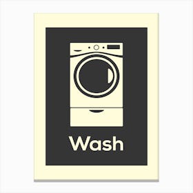 Laundry Print Wash Canvas Print