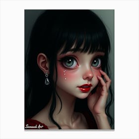 Anime Girl4 Canvas Print