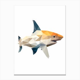 Minimalist Shark Shape 1 Canvas Print