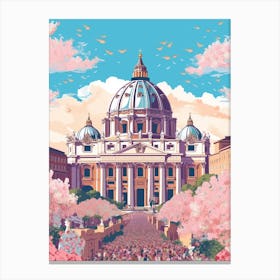 St Peters Basilica Vatican Canvas Print