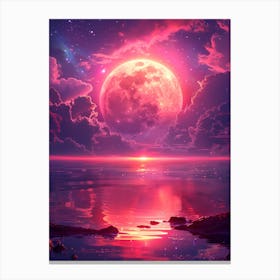 Full Moon In The Sky 7 Canvas Print