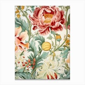 Floral Wallpaper 110 Canvas Print