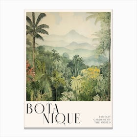 Botanique Fantasy Gardens Of The World 15 Canvas Print