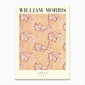 William Morris Apple Canvas Print