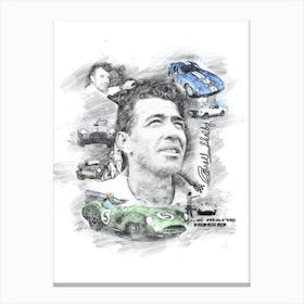 Carroll Shelby Canvas Print