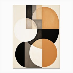 Geometric Symphony; Bauhaus Harmonies Canvas Print