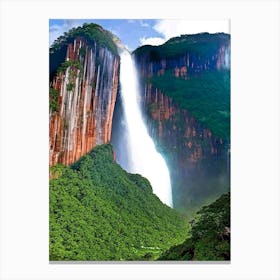 Angel Falls, Venezuela Majestic, Beautiful & Classic (3) Canvas Print