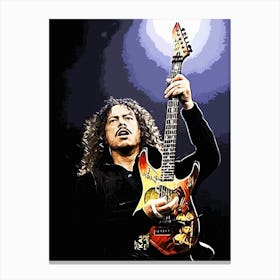Kirk Hammett metallica band music 10 Canvas Print