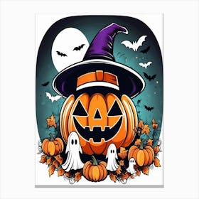 Halloween Pumpkin 3 Canvas Print