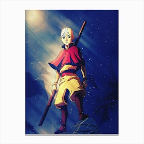 Light Of Heroes ― Aang Avatar The Last Airbender Canvas Print