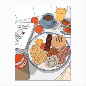 English Breakfast Canvas Print