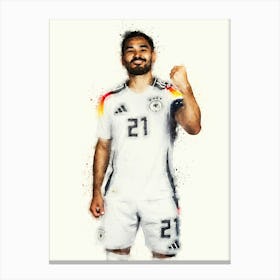 Ilkay Guendogan Canvas Print