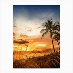 BONITA BEACH Romantic Sunset Canvas Print