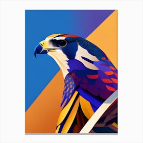 Falcon Pop Matisse Bird Canvas Print
