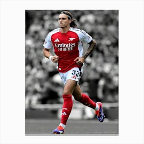 Riccardo Calafiori Arsenal Canvas Print