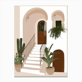 Cactus House 6 Canvas Print