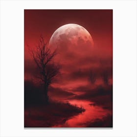 Full Moon In The Sky 7 Canvas Print