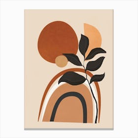 Minimal Abstract Shapes 11 Canvas Print