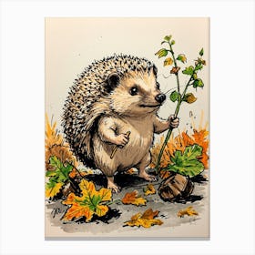Hedgehog 4 Canvas Print