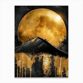 Golden Moon Canvas Print