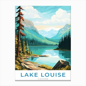 Canada Lake Louise Travel Canvas Print