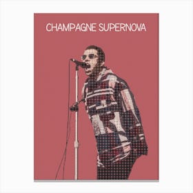 Champagne Supernova Liam Gallagher Oasis Canvas Print