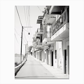 Kusadasi, Turkey, Photography In Black And White 2 Canvas Print