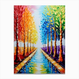 Rainbow Path Canvas Print