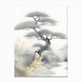 Creativel Geisha Illustration 140 Canvas Print