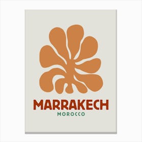 Marrakech Morocco Print Canvas Print