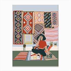 Moroccan Carpets Canvas Print