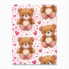 Teddy Bears Canvas Print