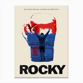 Rocky Balboa glove Canvas Print