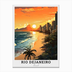 Rio De Janeiro Travel Canvas Print